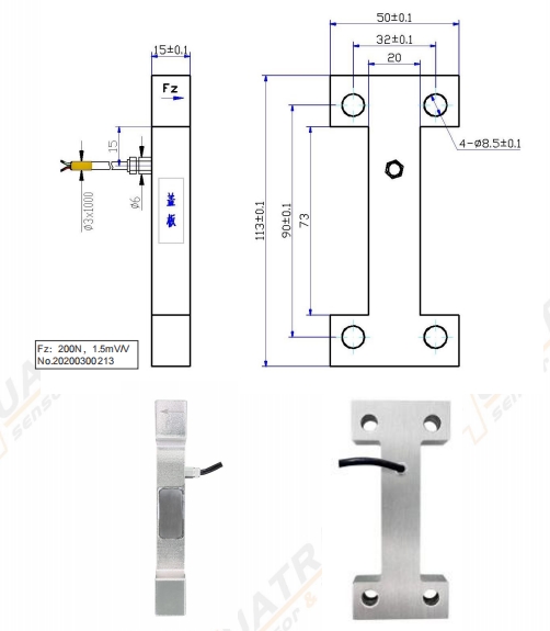 T1H113 單分量力傳感器